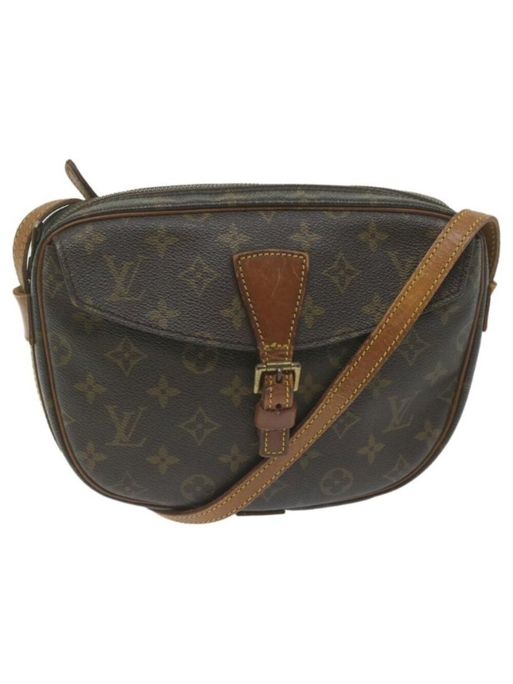 Authentic LOUIS VUITTON Monogram Jeune Fille MM Shoulder Bag M51226 LV